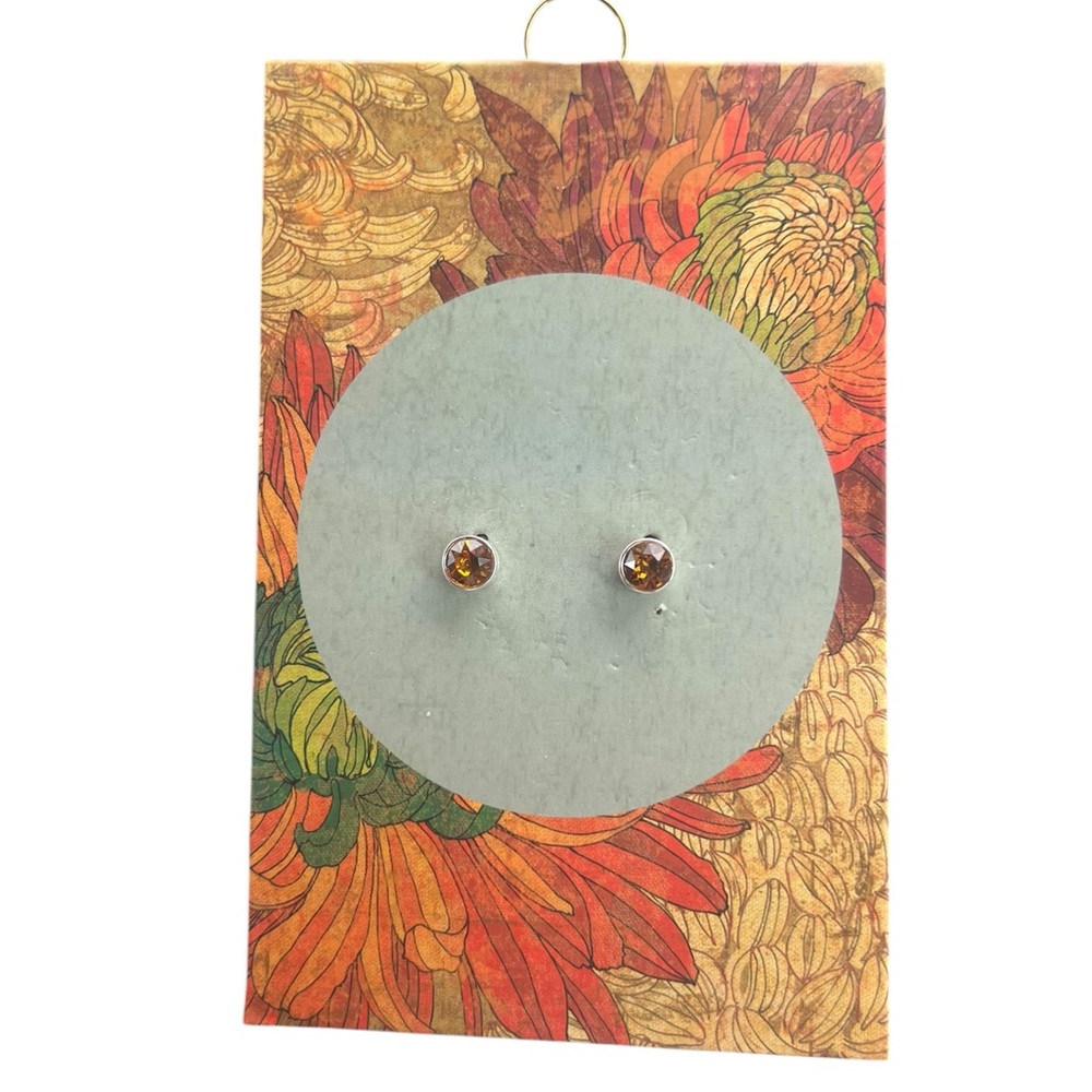 ✅Demdaco Simply Birthstone Earrings - November